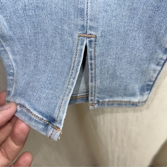 AE 18S Next Level Curvy High Waist Light Vintage Wash Stretch Jeggings - Picture 11 of 13